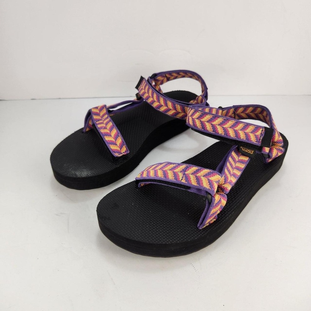 Teva Original Universal Women's Size 9 Multicolor Geometric Strappy Sport Sandal